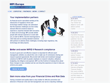 Tablet Screenshot of mpi-europe.com